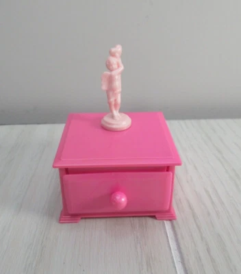 My First Barbie Jewelry Fun Mattel 1996 Spinning Cherub Jewelry Box replacement - Image 1 of 4