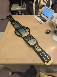 CINTURA WCW anni 90 WORLD HEAVYWEIGHT WRESTLING CHAMPIONSHIP 4MM - Foto 1 di 5