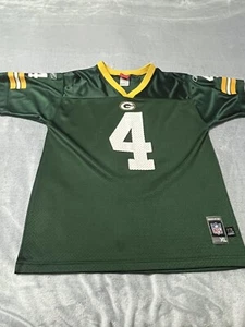 Green Bay Packers Brett Favre #4 NFL Reebok Green Football Jersey Size XL - Picture 1 of 6