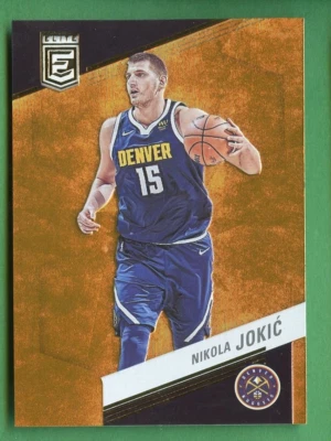 NIKOLA JOKIC  2022-23 PANINI ELITE BASKETBALL ORANGE PARALLEL DENVER NUGGETS - Image 1 of 2