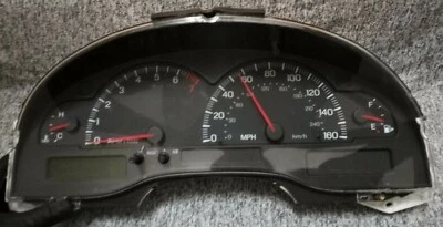 2000 LINCOLN LS OEM CLUSTER/SPEEDOMETER [MATCH PART#] XW4F10A855 - Image 1 of 4
