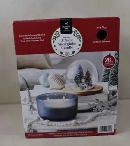 Member's Mark 3-Wick Scented Soy Wax Candle with Decorative Snow Globe Lid - Picture 1 of 5