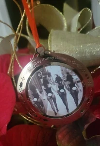 PLAYBOY BUNNY Christmas HOLIDAY ORNAMENT limed. - Picture 1 of 1