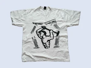 OBEY XL White T-Shirt / Print Very Good Condition (SKU 123) - Picture 1 of 3