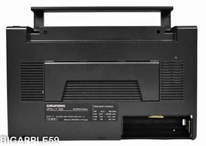 Panel trasero para receptor de radio AM FM de onda corta Grundig Satellit 500 - Imagen 1 de 2