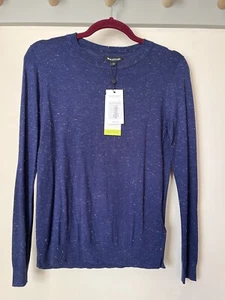 WHISTLES JUMPER Size 6 Annie Sparkle Crew Neck Navy Blue Rrp £75 - Picture 1 of 1