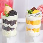 Long lasting simulated yogurt cake cup for bakery and craft shop displays