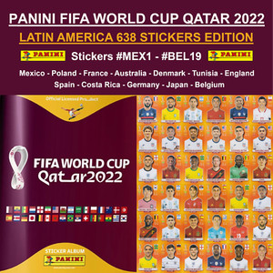 Panini World Cup QATAR 2022 - Latin America Edition - Stickers #MEX1 - #BEL19