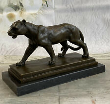 Weihnachten Geburtstag Jubiläum Geschenk Puma Jaguar Messingskulptur