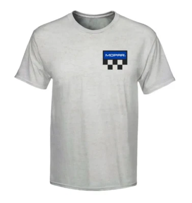 全新 男式 白色 T 恤 复古 Mopar 零件和服务 Mopar 全新 男式 大号 — 第 1/2 张图片