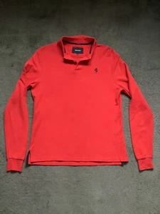 Ferrari Men's Classic With P.R. Horse Red Long Sleeve Polo Shirt - Size Medium. - Picture 1 of 24