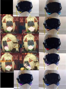 Zenless Zone Zero Trigger Cosplay Half-Face Visor Mask RGB Luminous Eye Patch - Picture 1 of 10