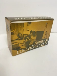 Reloj despertador de péndulo eléctrico de plástico Sunbeam de colección EB-123 péndulo lento - Imagen 1 de 10