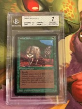 MTG Magic Graded BGS 7 Timber Wolves Beta Near Mint
