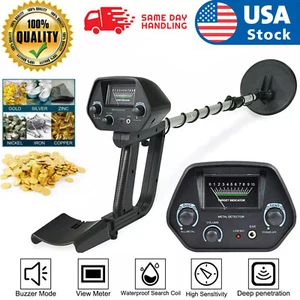 LCD Metal Detector Kit Waterproof Gold Search Coil Digger Deep Sensitive Hunter - Picture 1 of 13