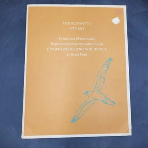 Vintage The Old Navy I 1779-1815 Prints & Watercolors Franklin Delano Roosevelt - Picture 1 of 21