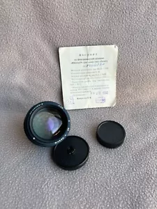 JUPITER-9 MC 85mm f/2 Soviet Lens EXPORT BLACK RUSSIAN SLR lens Zenit M42 - Picture 1 of 20