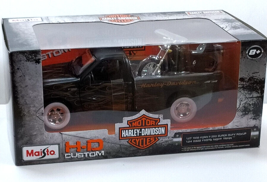 1/27 MAISTO - FORD USA - F-350 SUPER DUTY PICK-UP CUSTOM HARLEY-DAVIDSON 32181