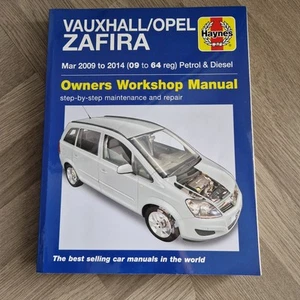 Vauxhall/Opel Zafira (Mar 09-14) 09 a 64 Haynes Manual de servicio y reparación - Imagen 1 de 3