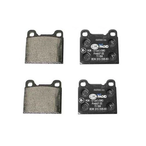 海拉后低金属刹车片适用于沃尔沃 740 760 850 940 960 C70 V70 S70 — 第 1/1 张图片