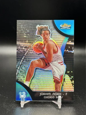 Finest Refractors 2007 azul #81 Joakim Noah novato/199 Foto 1 de 2