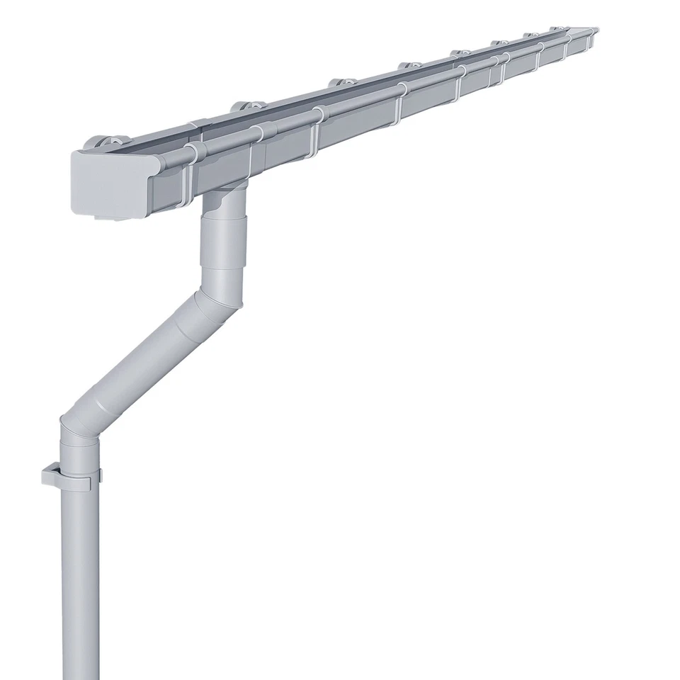 Juego de canalones NW68 PVC - Imagen 1 de 1