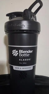 BLENDER BOTTLE CLASSIC 28 OUNCE - SPOUT GAURD, LEAK PROOF, BLACK & DAILY SHIP - Picture 1 of 5