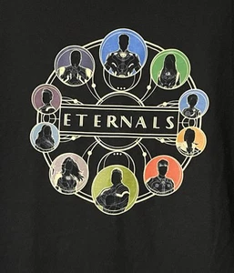 Marvel Studios Eternals Kid’s T-shirt Black Size XL - Picture 1 of 5