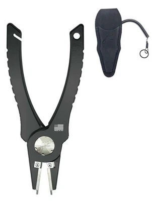 NUEVO 2025-26 ALICATES DE PESCA CON MOSCA ABEL NEGROS POR AMBOS LADOS CON FUNDA Foto 1 de 2