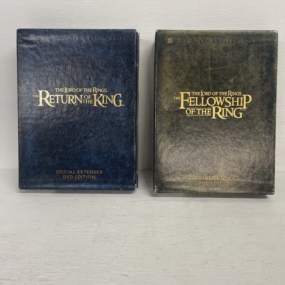 LOTR  The Return Of The King & The Fellowship of The Ring Box Sets Foto 1 de 4