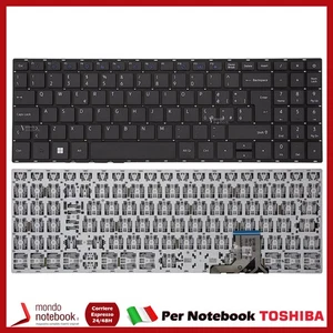 Italian Keyboard TOSHIBA Satellite C50-H-11B C50-H C50-J -112 C50-J-110 - Picture 1 of 1