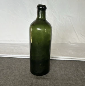 Hunyadi Janos Saxlehner’s Bitterquelle Bottle Dark Olive Green 1800s Antique - Picture 1 of 13