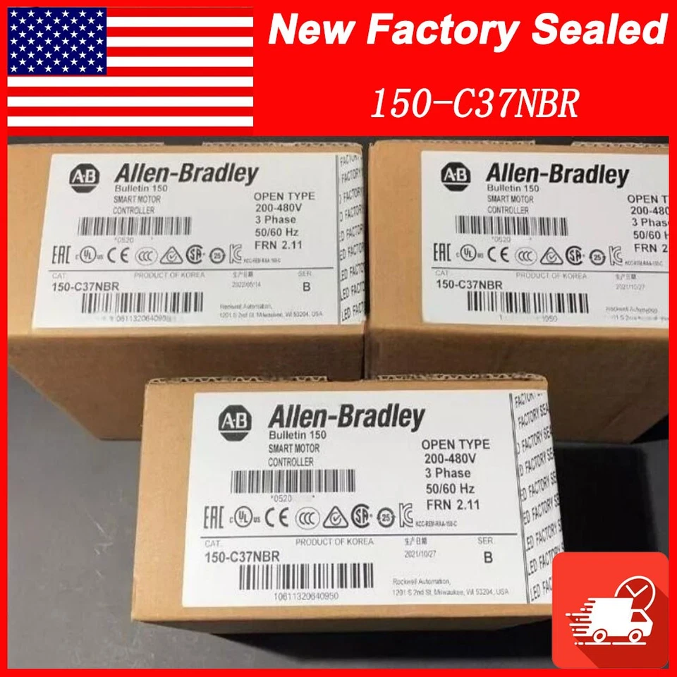 New 150-C37NBR Allen-Bradley SMC-3 37A Smart Motor Controller - Image 1 of 4