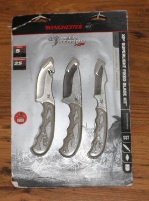 Kit de cuchillas fijas Winchester XP Suoerlight - Juego de cuchillos de 3 piezas - Foto 1 de 4