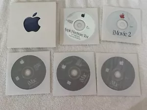Apple iMac Software Install & Restore Discs, i Movies 2, i Work 9, Hardware Test - Picture 1 of 9
