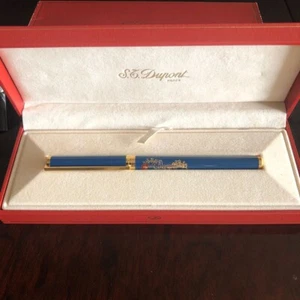 UNUSED S.T. Dupont STYLO PLUME L2 Fountain Pen Limited Edition Nib F with Box - Picture 1 of 10