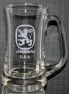LOWENBRAUEREI, COLONGE, W. GERMANY "LOWENBRAU U.S.A." GEÄTZTER BIERKRUG - Bild 1 von 5