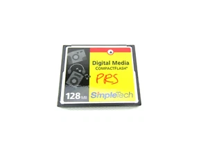 SimpleTech Digital Media 128MB CompactFlash Memory Card - Picture 1 of 2