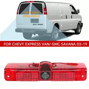 For Chevrolet Express GMC Savana Van 2003-19 Rear 3rd Brake Light Backup Camera - Picture 1 of 12