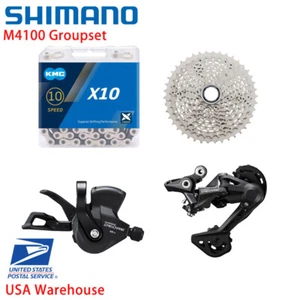Shimano Deore Groupset M4100 Shifter Cassette Sprocket M5100 Rear Derailleur - Picture 1 of 5