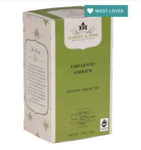 HARNEY ORGÁNICO TÉ VERDE 20 quilates bolsas de té en caja - Imagen 1 de 1