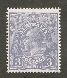 1924 Australia Sc #30 - 3d - KGV, Kangaroo & Emu - MH postage stamp Cv$29 - Picture 1 of 1