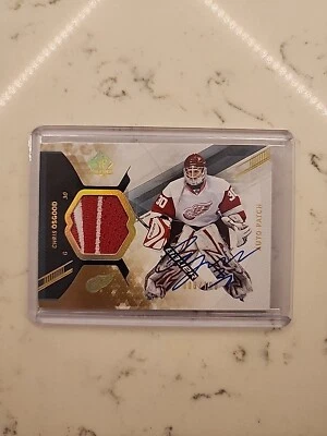 Parche automático auténtico Upper Deck Sp 2014 Chris Osgood/100 Foto 1 de 2