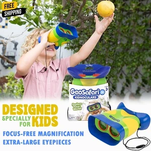 Kidnoculars GeoSafari Jr. Binoculars Educational Insights Toys Gift for Kids Toy - Picture 1 of 9