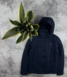Vintage The North Face Men HyVent Thermoball Outdoor Hoodie Puffer Down Jacket - Picture 1 of 18