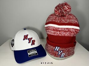 New York Rangers Stadium Series 2024 Cap Hat and Beanie Set Of Two Fanatics 47