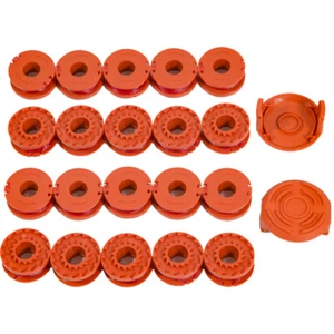 20 piezas WORX WA0010 carrete de repuesto línea ajuste recortadora de césped borde 10 pies tapa cubierta - Imagen 1 de 8