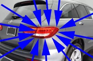 MERCEDES-BENZ GLC-CLASS RIGHT OUTER TAILLIGHT REAR LAMP NEW GLC300 GENUINE - Picture 1 of 1