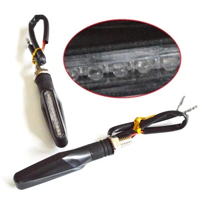 2x Luz indicadora LED de señalización de giro para motocicleta para Indian FTR 1200 Victory Judge Foto 1 de 4