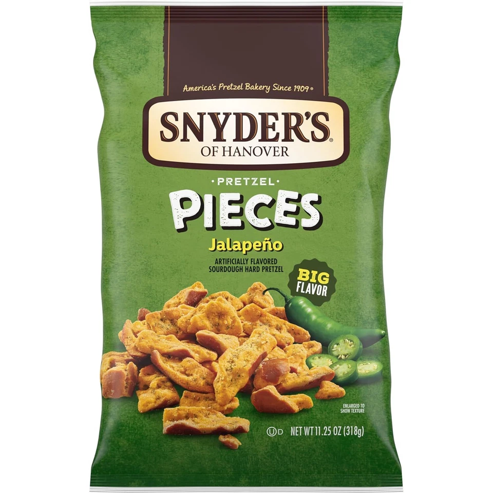 Snyder's of Hanover Jalapeño Flavored Pretzel Pieces 11.25 Oz